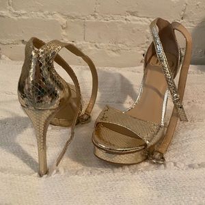 Gold JLo Stiletto Heels NEVER WORN!
